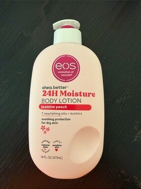 NWT eos Jasmine Peach 24H Moisture Body Lotion - 16 oz